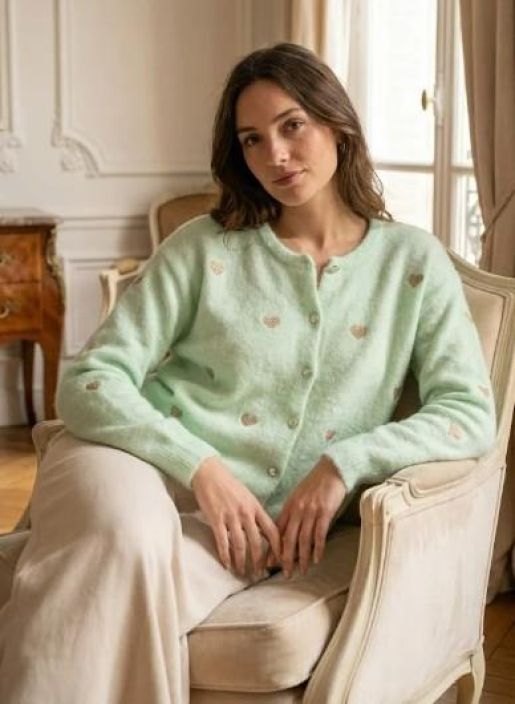 New Collection Neuletakki 7591 Kimallesydän tuotekuva 2