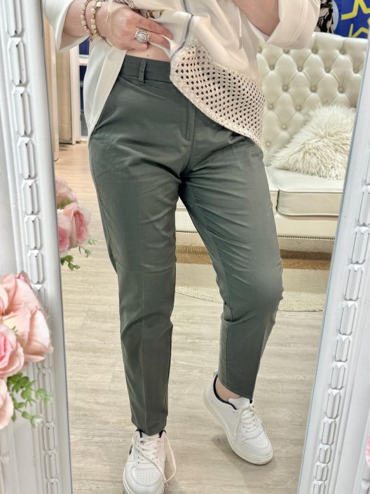 Street One Housut Chino 380285 Cilantro Green tuotekuva 2