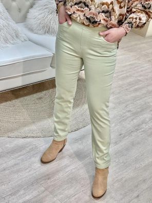 ANNA MONTANA Anna Montana Housut Angelika Jump In Slim 1106 Pear Green