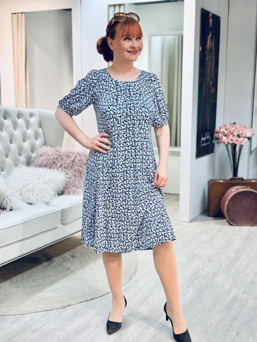 In Front Mekko Lucette 16748 Navy tuotekuva 2
