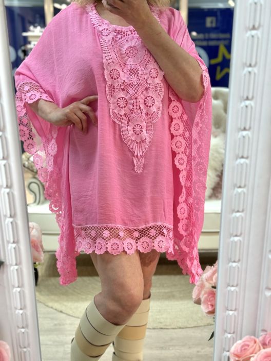 New Collection PitsiPoncho 9336 Neon New Collection poncho ihanan kevytta ja ohutta puuvillasekoitetta. Jujuna tassa