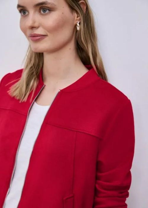 Street One Keinomokkajakku 212993 Salsa red tuotekuva 4