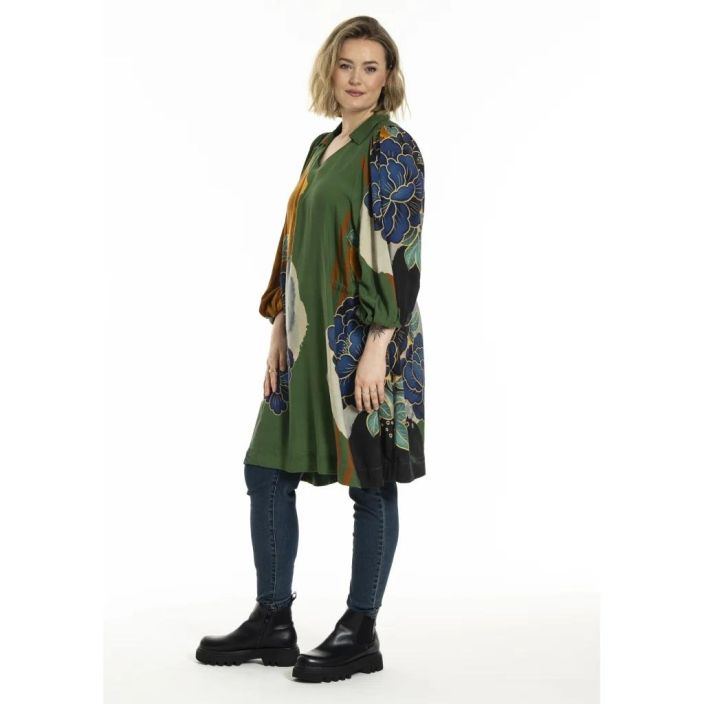 Gozzip Tunika/Mekko Camilla 256022 Green Print tuotekuva 6